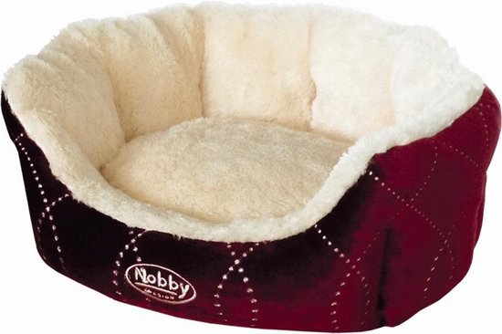 Nobby Katzenbett Cacho braun: Oval & kuschelig | Softplüsch