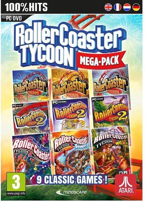RollerCoaster Tycoon Mega Pack - Windows - Atari