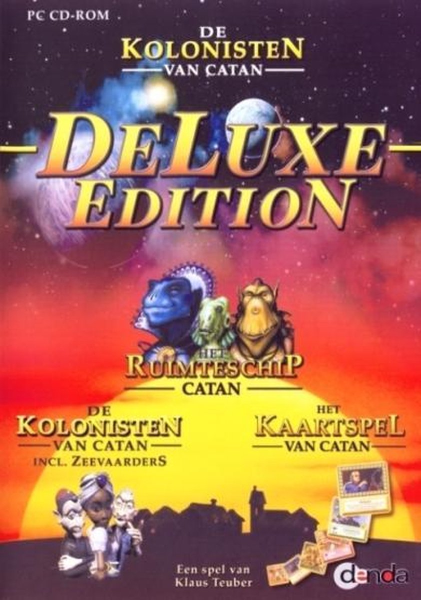 Kolonisten Van Catan + Kaartspel Van Catan + Het Ruimteschip Catan - Deluxe Edition ) - Denda Games