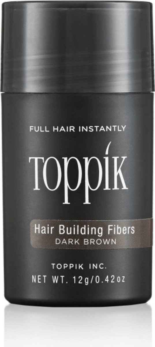 Toppik Haarvezelpoeder Donkerbruin 12g