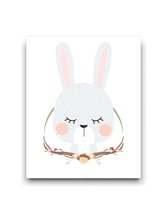 Peinture Sweet rabbit - Animaux de la forêt / Forêt / 50x40cm