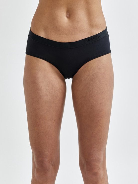 Zwarte Craft sportonderbroek met elastische tailleband met logo.