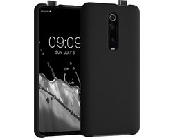 kwmobile telefoonhoesje geschikt voor Xiaomi Mi 9T (Pro) / Redmi K20 (Pro) - Hoesje met siliconen coating - Smartphone case in zwart