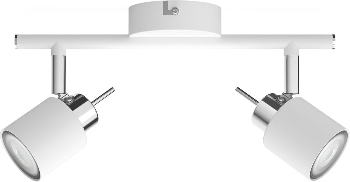 Philips Meranti opbouwspot - 2-lichts - wit