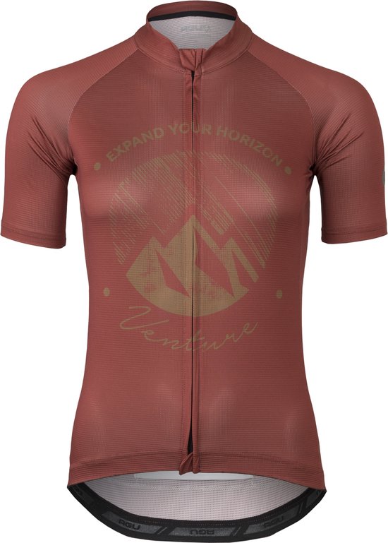 Gravel Fietsshirt Venture Dames - Rood - M