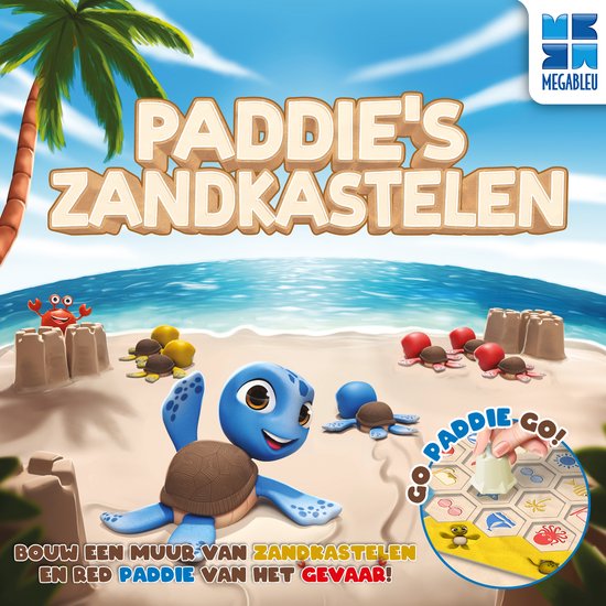 Boek: MEGABLEU Paddie's Zandkastelen - Bordspellen - Gezelschapsspel voor kinderen - leren observeren, geschreven door Megableu