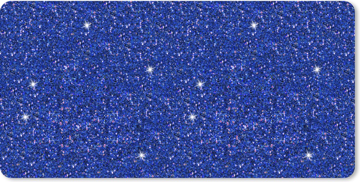 Muismat XXL 100x50 cm - Bureau onderlegger - Bureau mat Saffier - Edelstenen - Sterrenbeeld - Patronen - Bureaumat - Gaming mousepad xl - Bureaulegger groot - Computer deskmat
