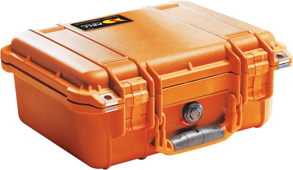 Peli Case - Camerakoffer - 1400 - Oranje - excl. plukschuim 30,000000 x 22,500000 x 13,200000 cm (BxDxH)