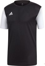 Adidas Estro 19 Shirt Korte Mouw Heren - Zwart / Wit | Maat: XS