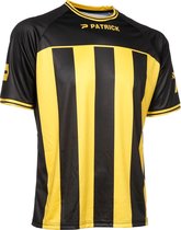 Patrick Coruna Shirt Korte Mouw Heren - Zwart / Geel | Maat: M