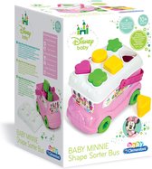 Baby Clementoni – Minnie Mouse Vormenbus – Blokkendoos – Babyspeelgoed – Blokken voor Baby vanaf 10 maanden