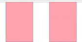 Luxe roze vlaggenlijn 9 m