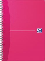 Oxford Office Essentials spiraalschrift, 100 bladzijden, ft A4, geruit 5 mm, geassorteerde kleuren 10 stuks