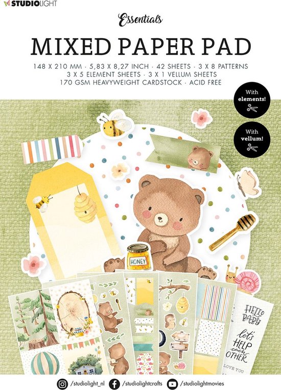 Studio Light Essentials mixed paper pad nr.11 | bol