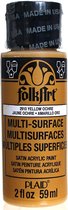 Multi-surface Acrylverf - 2910 Yellow Ochre - Folkart - 59 ml