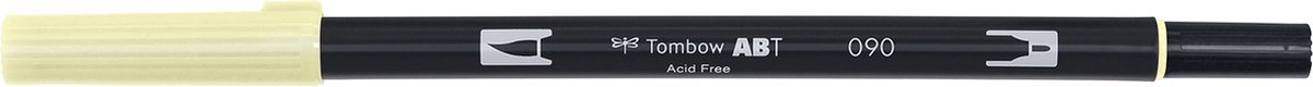 Tombow Brush pen - ABT 090 - Dual brushpen - Lemon cream - Creme — afbeelding 8