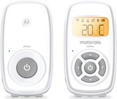 Motorola Nursery Babyfoon AM24 –  Audio – Hoog Gevoelige Microfoon – DECT Technologie –  tot 300 Meter – Twee-Weg Communicatie – Wit
