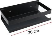 Etagère / Etagère Rack noir mat 20cm