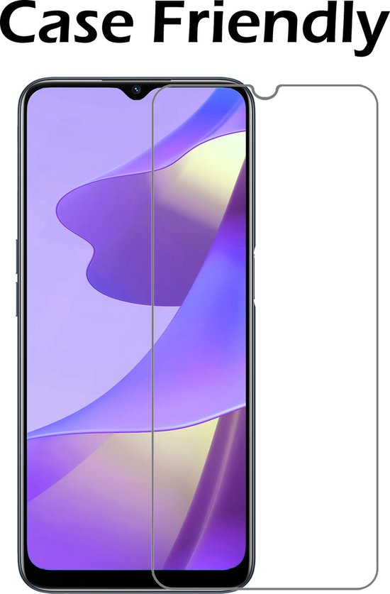 Coque OPPO A16 avec protection d'écran - Coque OPPO A16 Siliconen Vert - Coque OPPO A16 avec protection d'écran