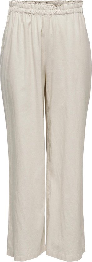 Only - Onltokyo Linen Blend Pant - 3996929 Moonbeam