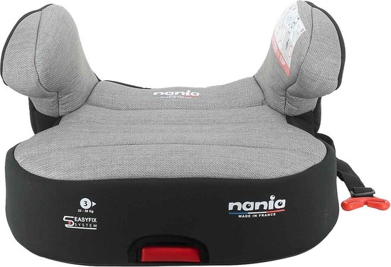 Nania Dream Easyfix – Isofix zitverhoger – Groep 3 (vanaf 22 kg) – Grijs