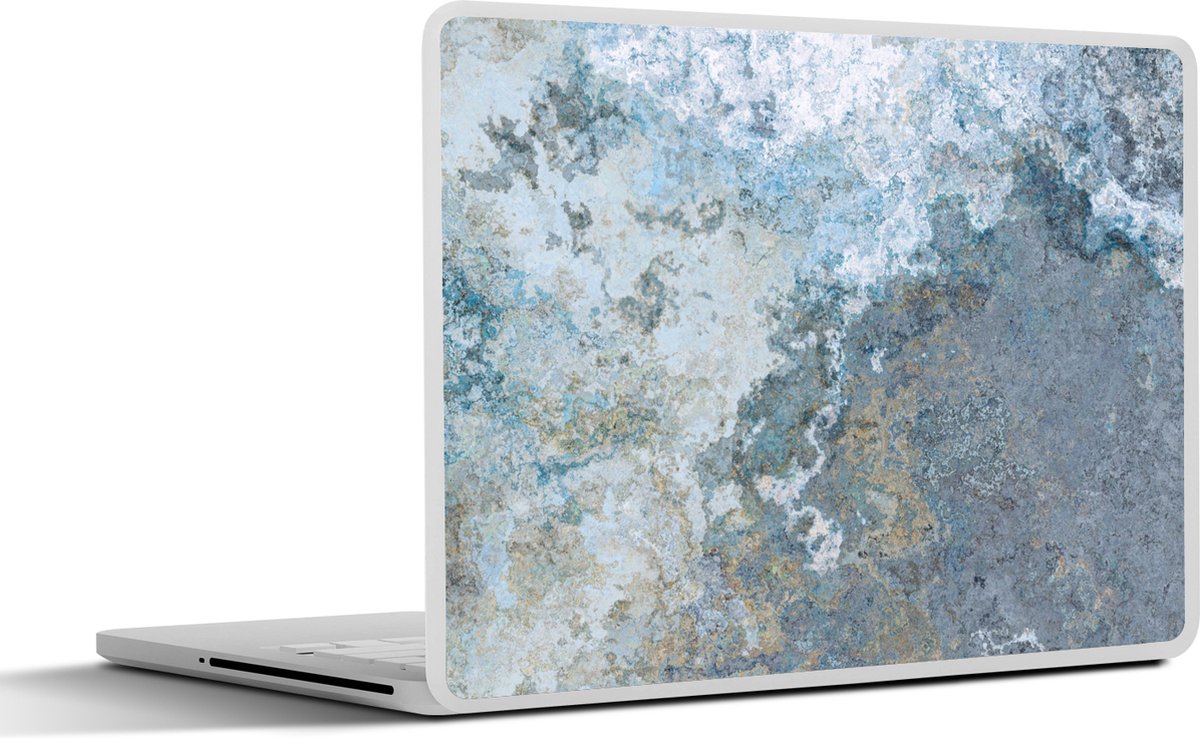 Laptop sticker - 17.3 inch - Steen - Roest print - Vintage - 40x30cm - Laptopstickers - Laptop skin - Cover