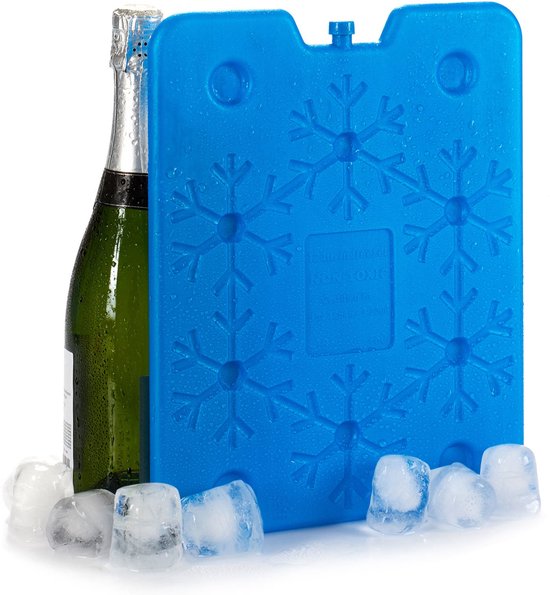 Set van 4x stuks koelelementen 26 x 2 x 32 cm blauw - Koelblokken/koelelementen voor koeltas/koelbox van Kisagnie — afbeelding 3