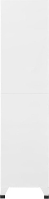 vidaXL Armoire à casiers 90 x 40 x 180 cm Acier Gris clair et gris foncé