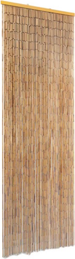 excuus optillen Iedereen vidaXL Vliegengordijn 56x185 cm bamboe | bol.com