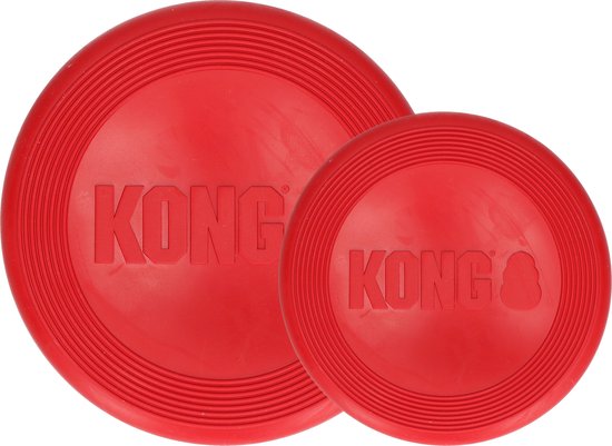 Kong Flyer Frisbee - Jouet pour chien - Rouge - Ø25 cm