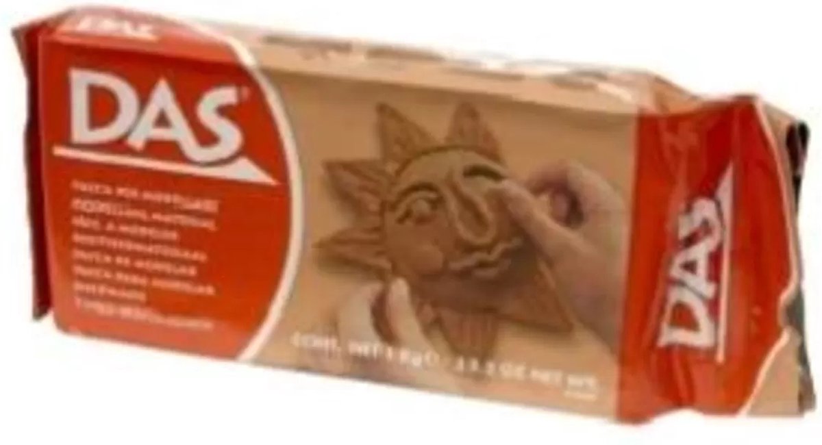 Das Klei Terracotta - Zelfhardende klei van 1 kg voor boetseren — afbeelding 5