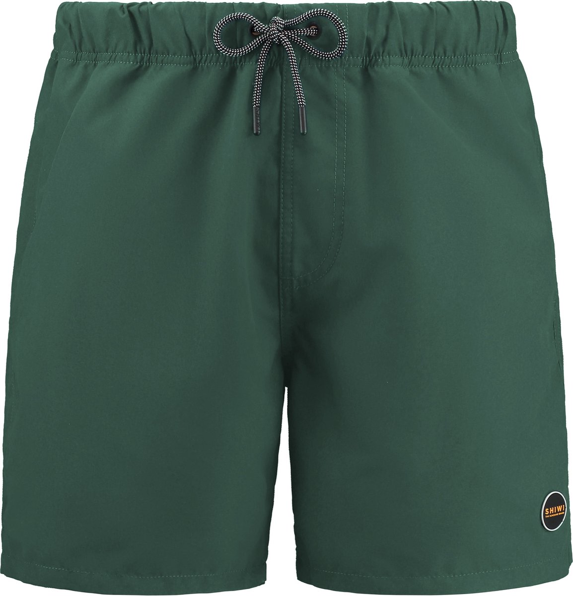Shiwi Swimshort recycled mike solid micro peach - Cilantro green — afbeelding 7