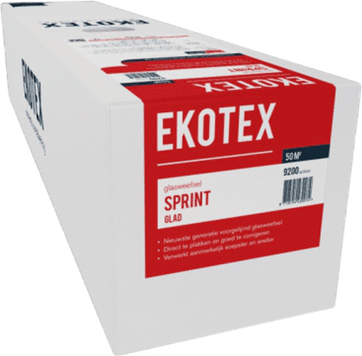 Behang - EKOTEX Glasweefsel SPRINT Glad - 210 gram