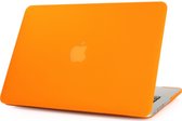 Mobigear - Laptophoes geschikt voor Apple MacBook Pro 13 Inch (2012-2015) Hoes Hardshell Laptopcover MacBook Case | Mobigear Matte - Oranje - Model A1425 / A1502