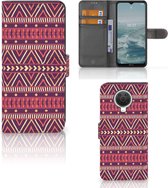 GSM Hoesje Nokia G10 | G20 Bookcase Aztec Purple