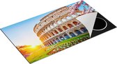Chefcare Inductie Beschermer Colosseum bij Zonsopgang in Rome, Italië - 91,6x52,7 cm - Afdekplaat Inductie - Kookplaat Beschermer - Inductie Mat