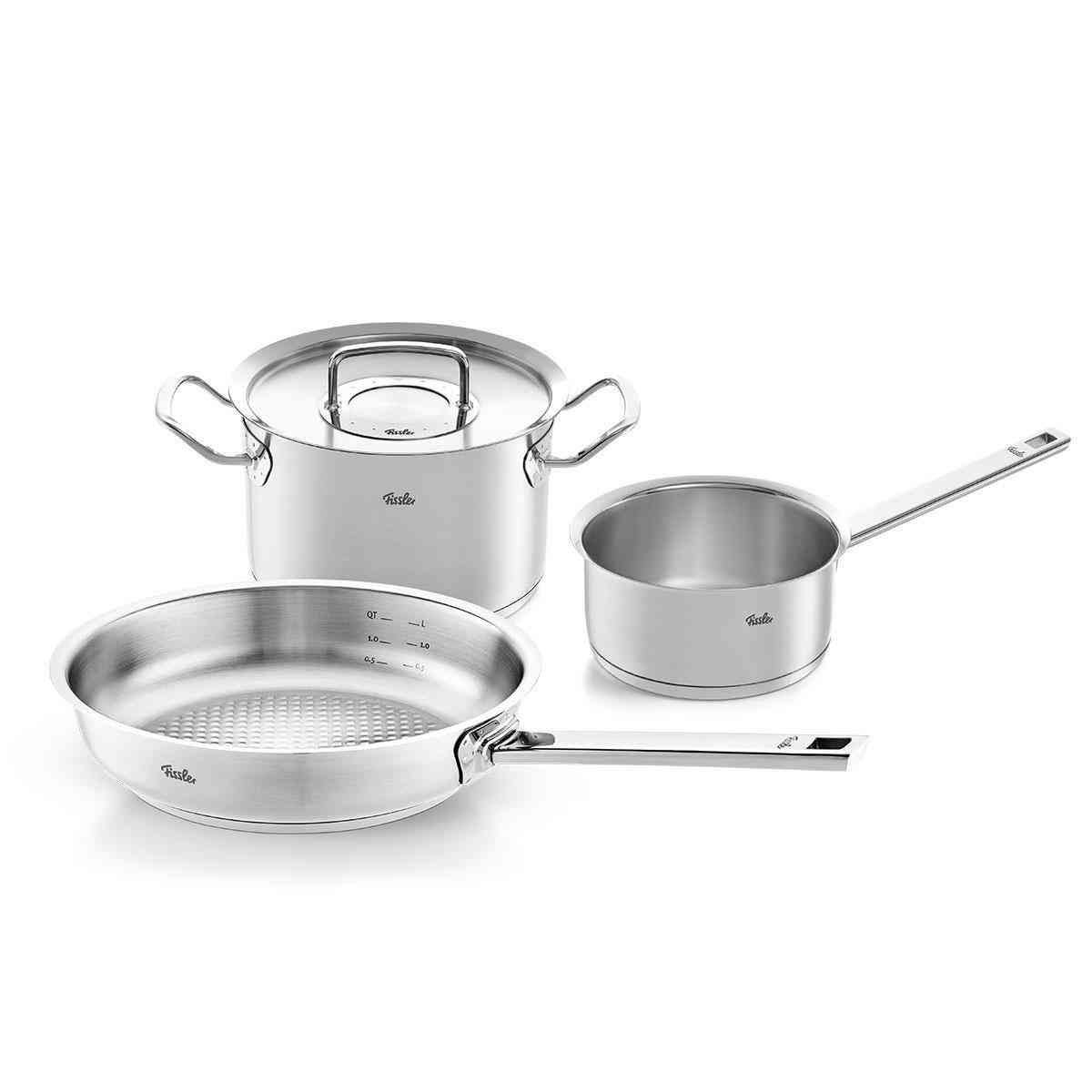 Fissler Original Profi Collection® - Pure Profi Pannenset - 3-Delig - 16 cm, 20 cm, 24 cm