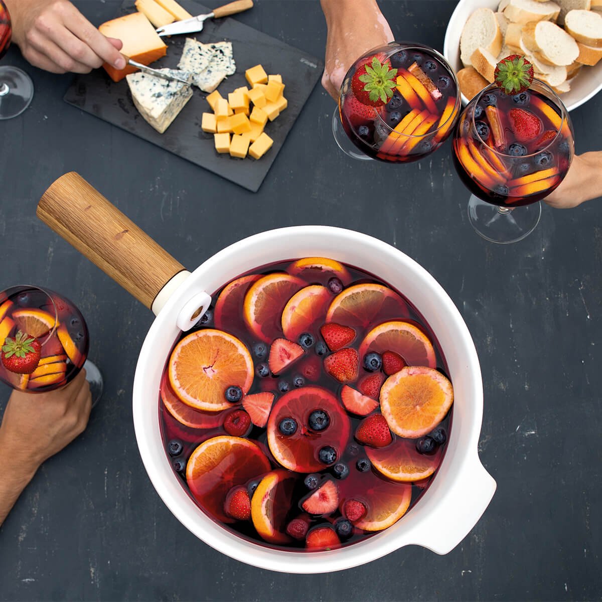 Boska Party Fondue Mr. Big - Fondueset - Kaasfondue - voor 5500 gram Kaas - 6,5 L – foto 7
