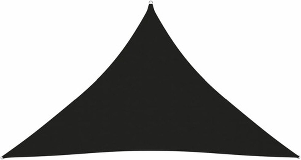 vidaXL Zonnescherm driehoekig 2.5x2.5x3.5 m oxford stof zwart