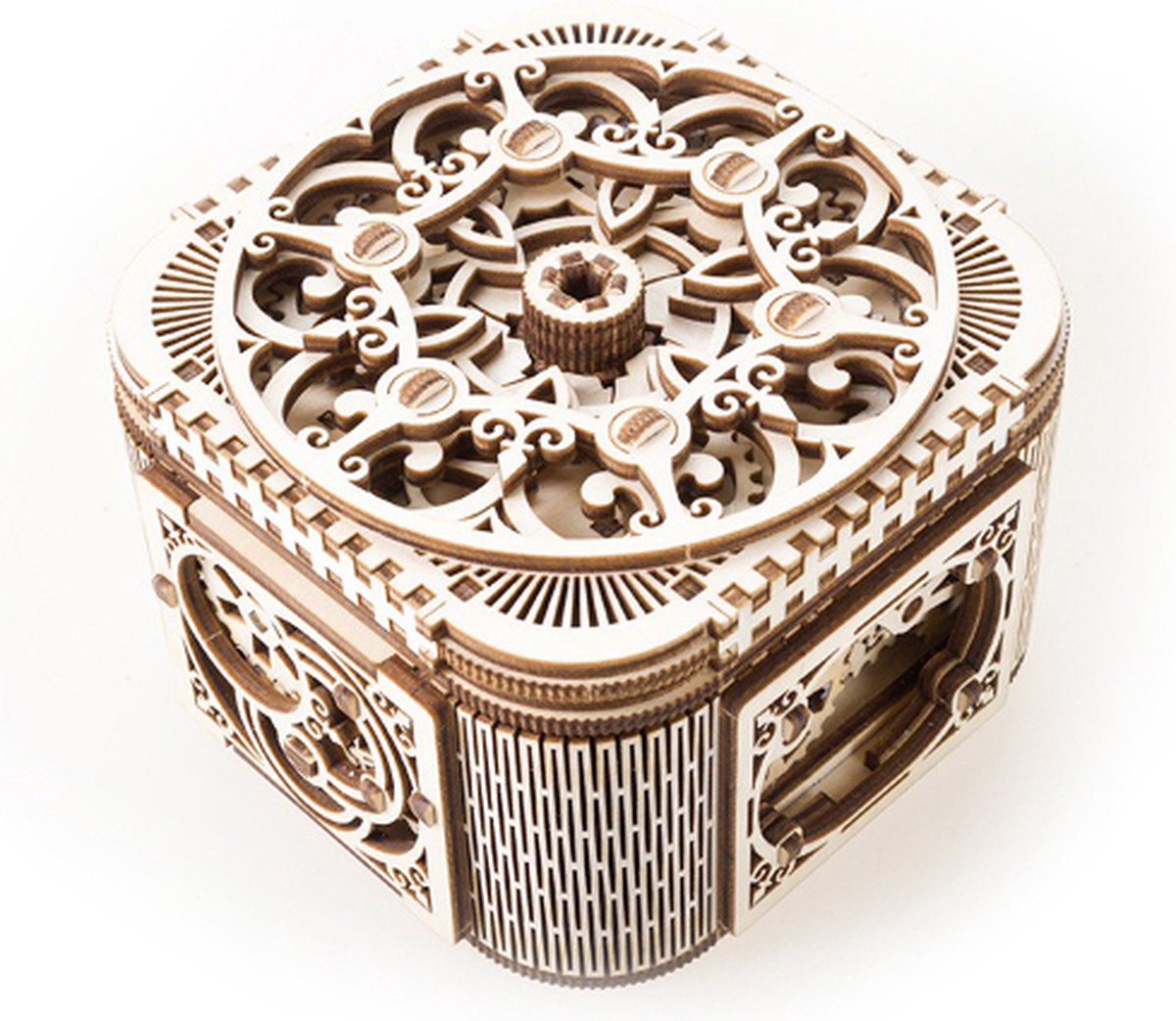 UGEARS Houten 3D Model - Juwelendoosje — afbeelding 7