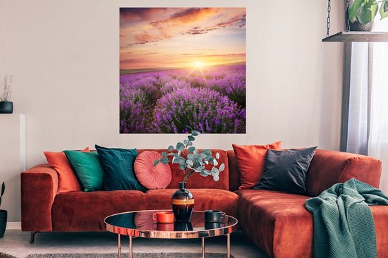 Paarse Zonsopgang Poster lavendel | Poster Store NL