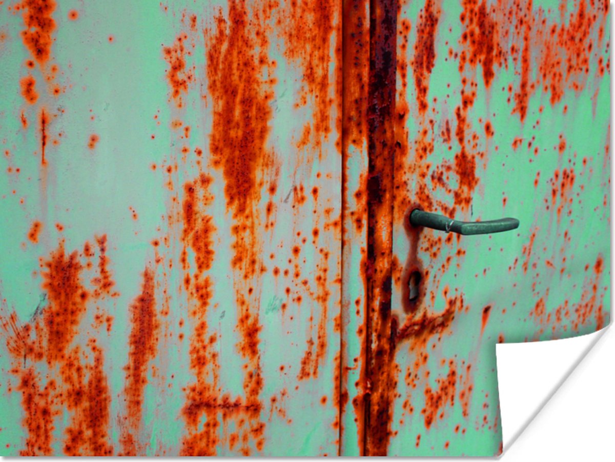 Poster Roest - IJzer - Industrieel - 80x60 cm