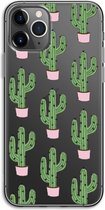 Case Company® - Hoesje geschikt voor iPhone 11 Pro hoesje - Cactus Lover - Soft Cover Telefoonhoesje - Bescherming aan alle Kanten en Schermrand