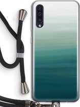 Case Company® - Hoesje met koord geschikt voor Samsung Galaxy A50 hoesje met Koord - Ocean - Telefoonhoesje met Zwart Koord - Bescherming aan alle Kanten en Over de Schermrand