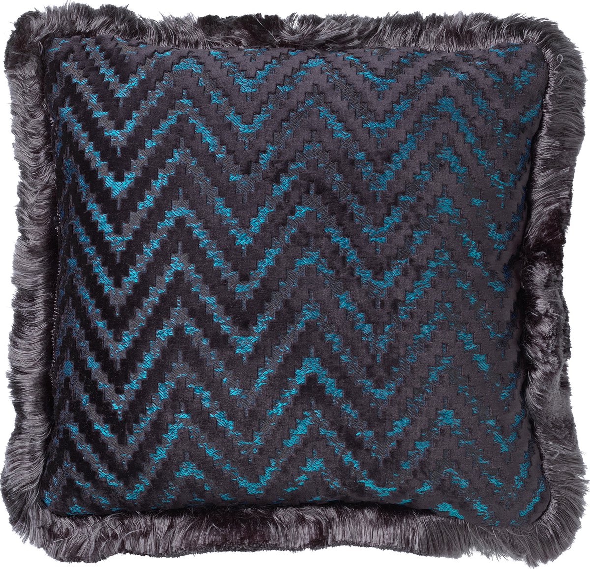 Hoii BERNARD | sierkussen 45x45 cm | Insignia Blue | blauw | Hoii | met duurzame kussenvulling Marineblauw