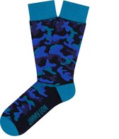 Jimmy Lion sokken camo blauw - 36-40