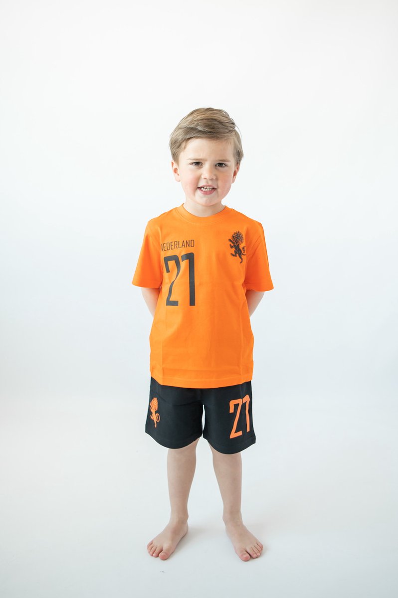 Fun2Wear Shortama Elftal - Zwart Elftal zwart oranje