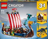 LEGO Creator Vehicles Vikingschip en de Midgaardslang - 31132