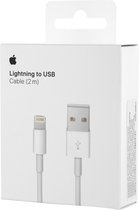 Apple Apple Lightning naar USB 2.0 A Male kabel - 2 meter - Wit