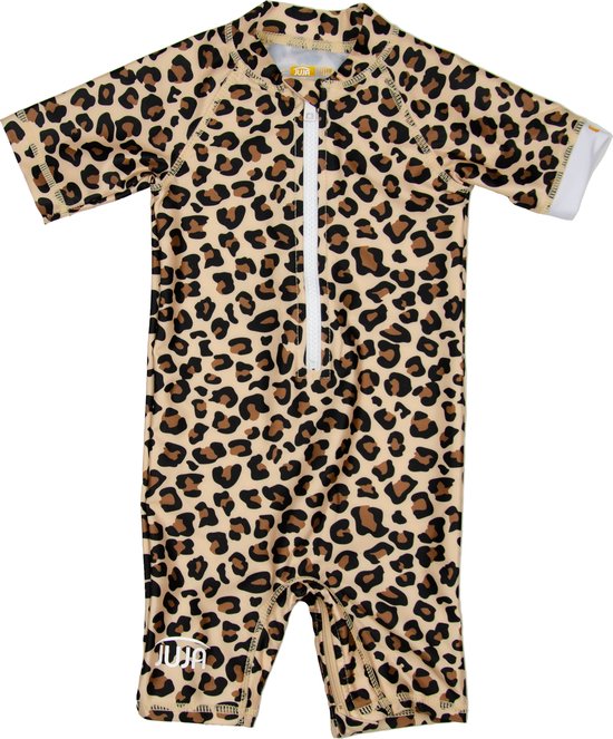 WYTbaby Badpak Baby Uv Kleding Eendelig Korte Mouwen UV-Beschermende Kleding voor Baby Jongen Met Zonnehoed, groen, 2-3 Jaren